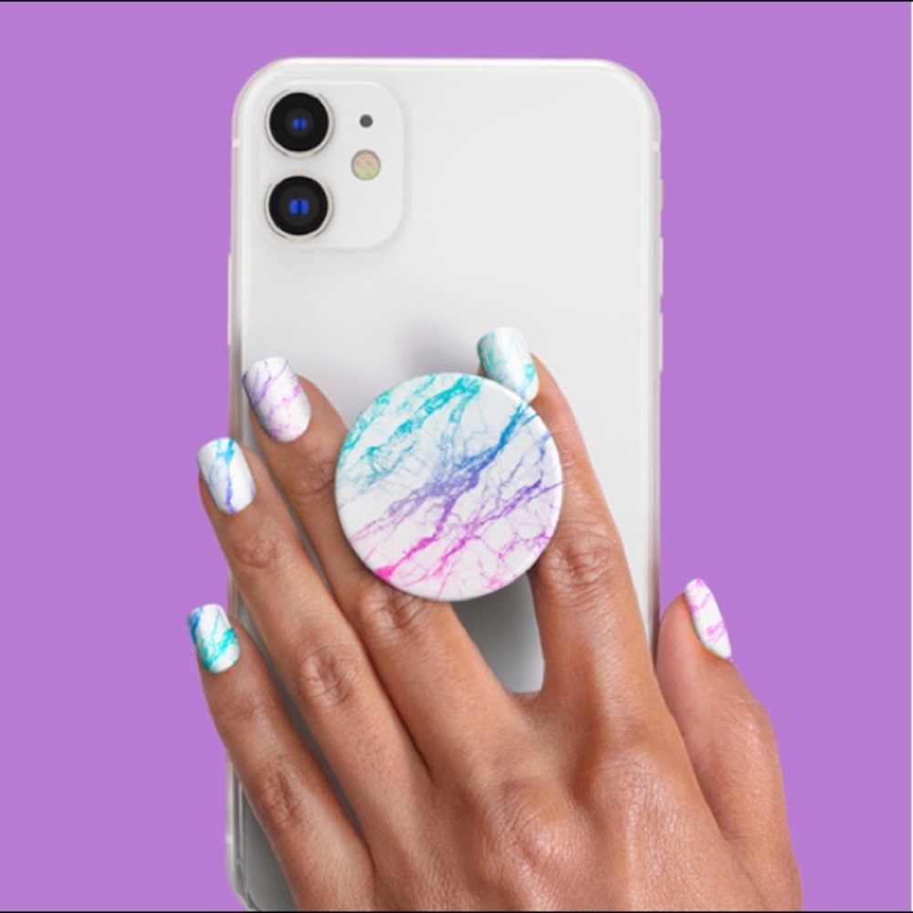 PopSockets Nails Unicorn Marble Spectrum
